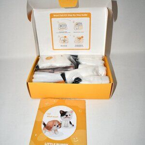 MOREJMTT Needle Felting Kit, 6 PCS, Animal Beginner Craft Kit, The Dog Family, N